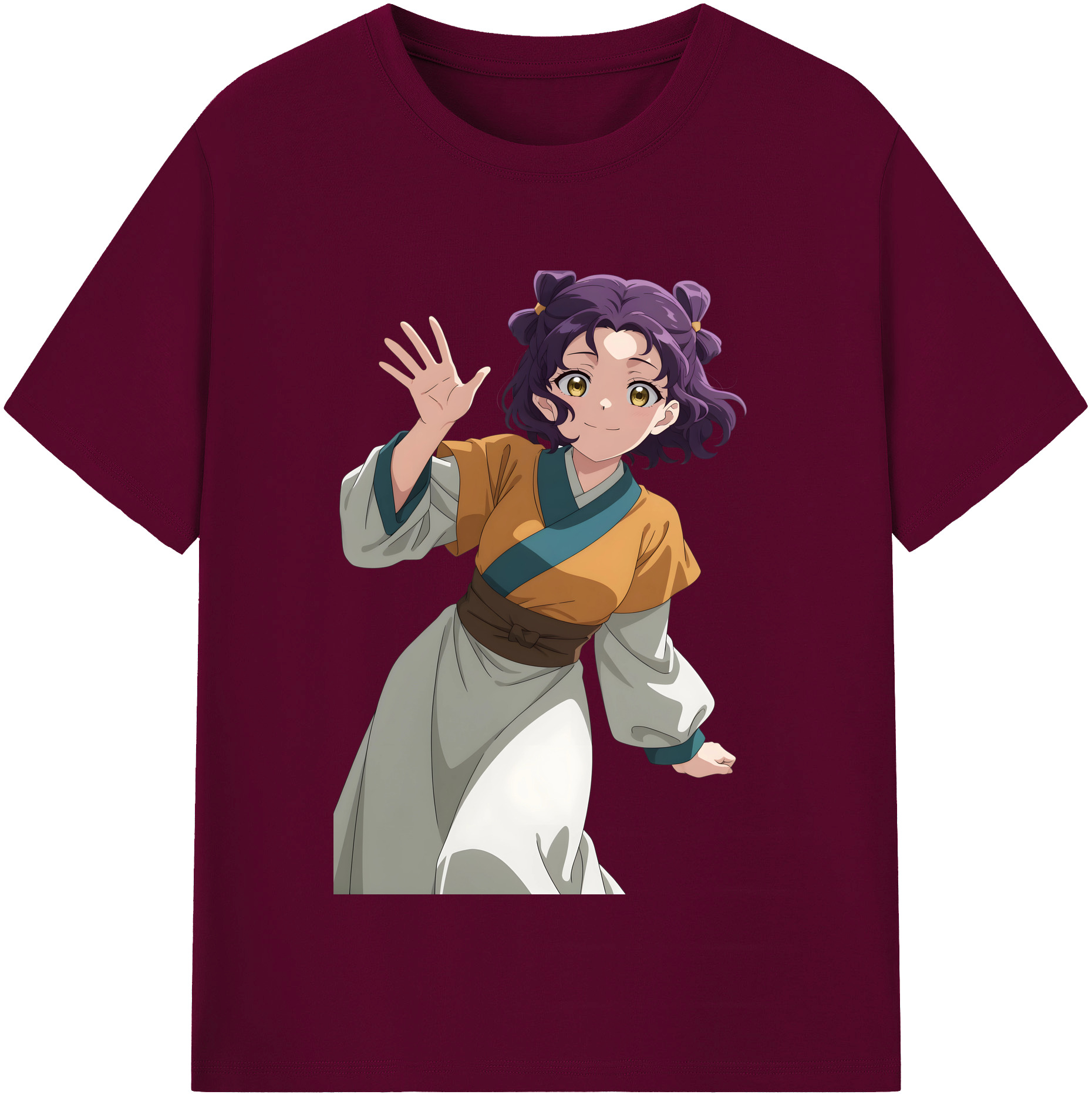 （画像用） 薬屋のひとりごと The Apothecary Diaries レディースカジュアルプリントTシャツ（綿100％）